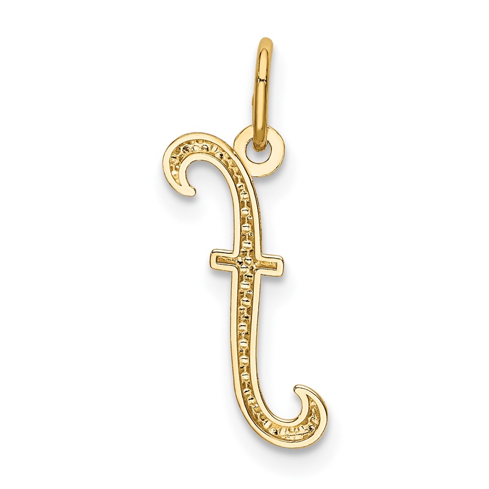 10k Yellow Gold Letter r Initial Charm (10YC1060F)