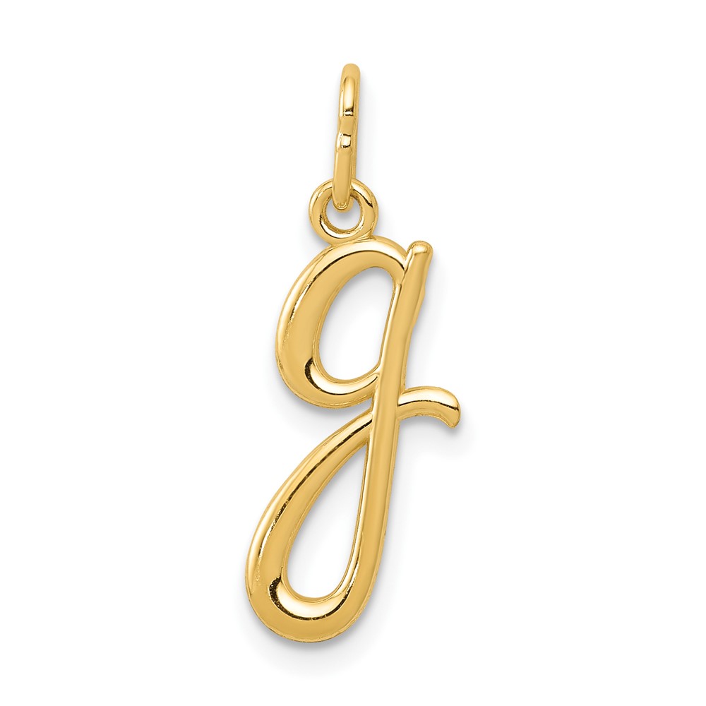 10k Yellow Gold Letter g Initial Charm (10YC1060G)