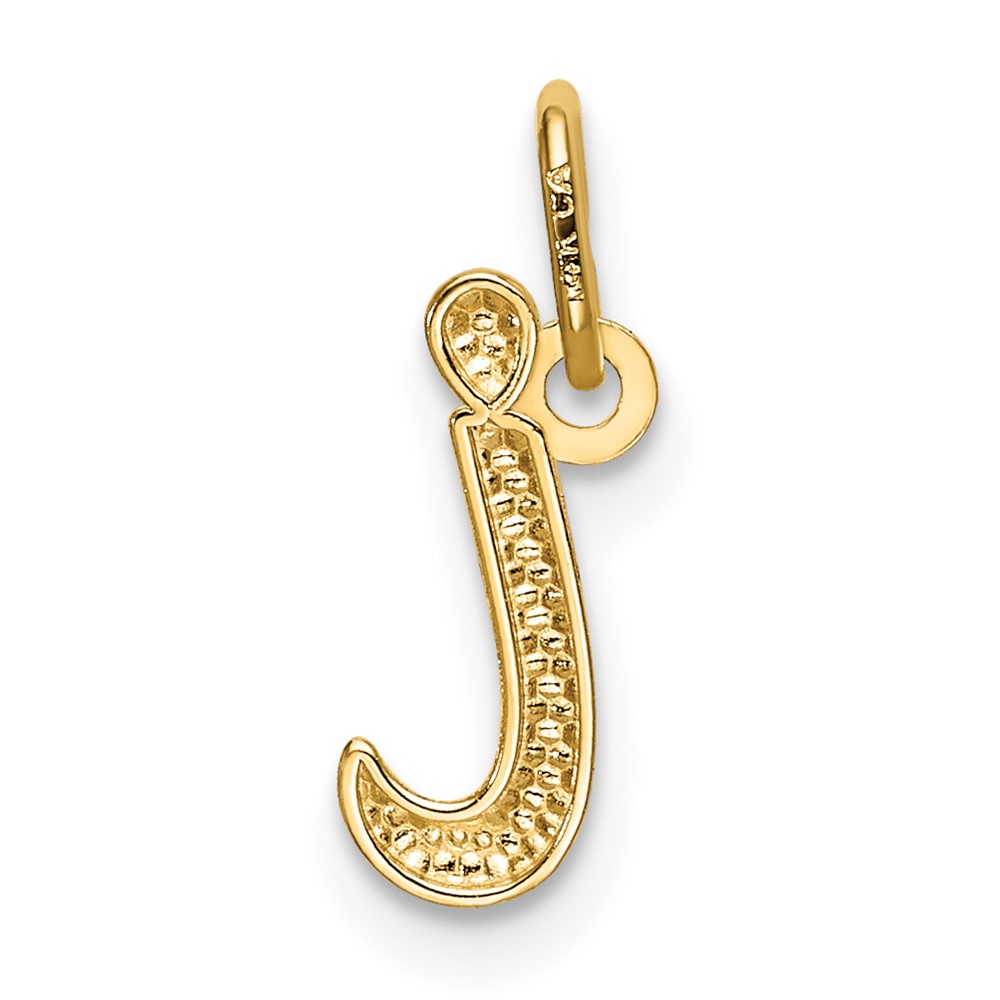 10k Yellow Gold Letter i Initial Charm (10YC1060I)