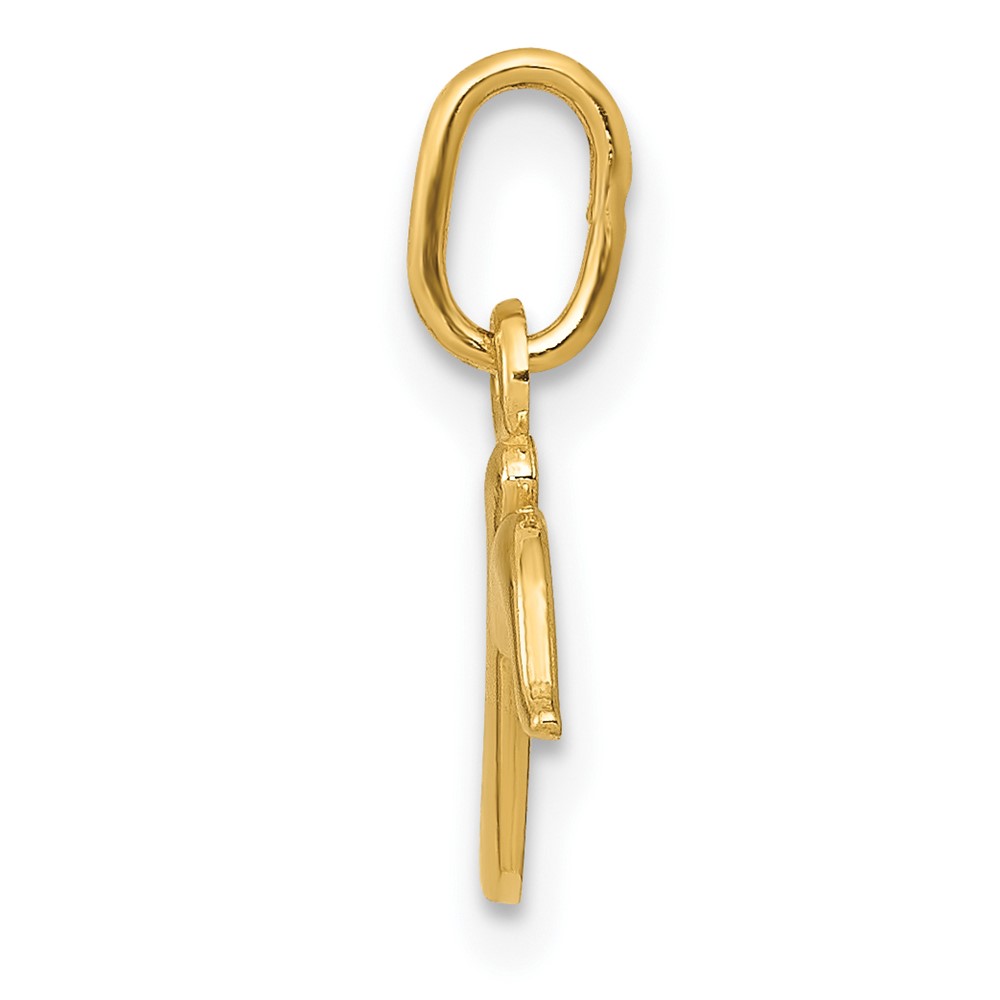 10k Yellow Gold Letter r Initial Charm (10YC1060R)