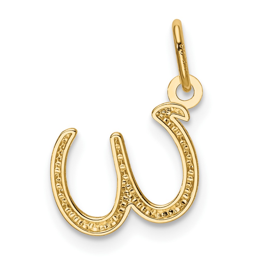 10k Yellow Gold Letter w Initial Charm (10YC1060W)