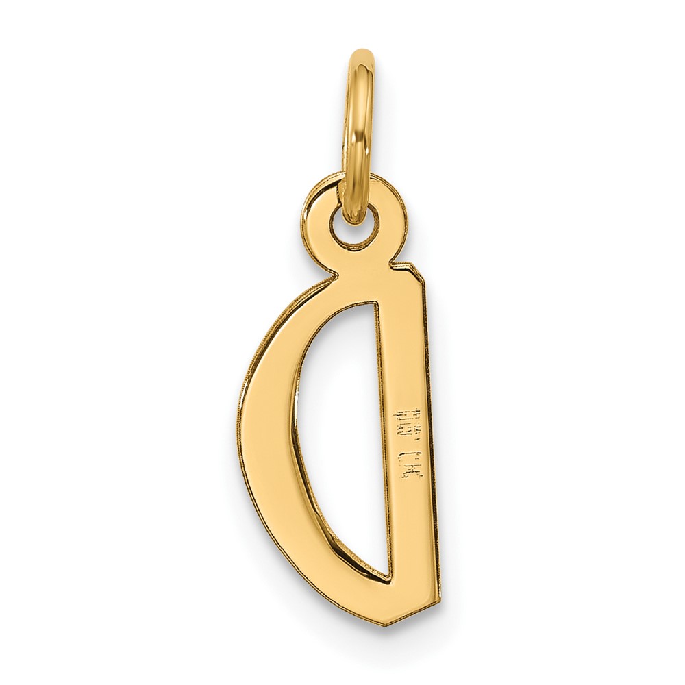 10k Large Slanted Block Initial D Charm (10YC1555D)