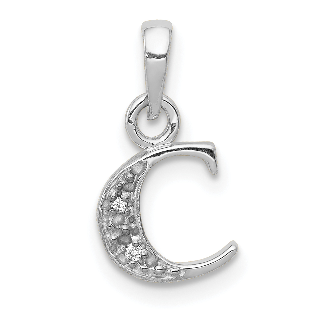 10KW Diamond Initial C Pendant (10YC251C)