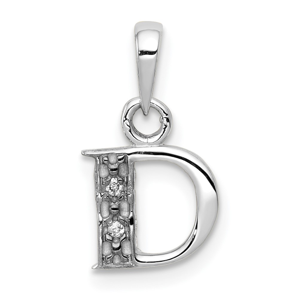 10KW Diamond Initial D Pendant (10YC251D)