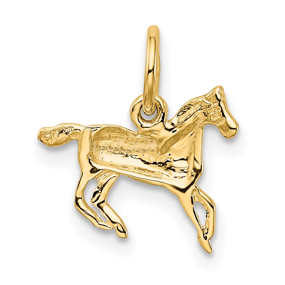 10k Polished Horse Charm (10YC440)