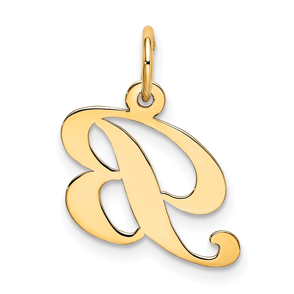 10K Small Fancy Script Initial B Charm (10YC650B)