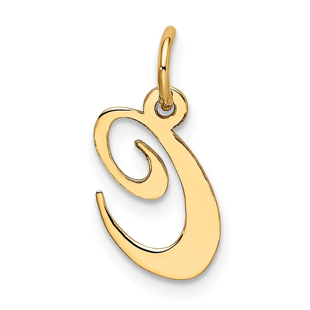10K Small Fancy Script Initial C Charm (10YC650C)