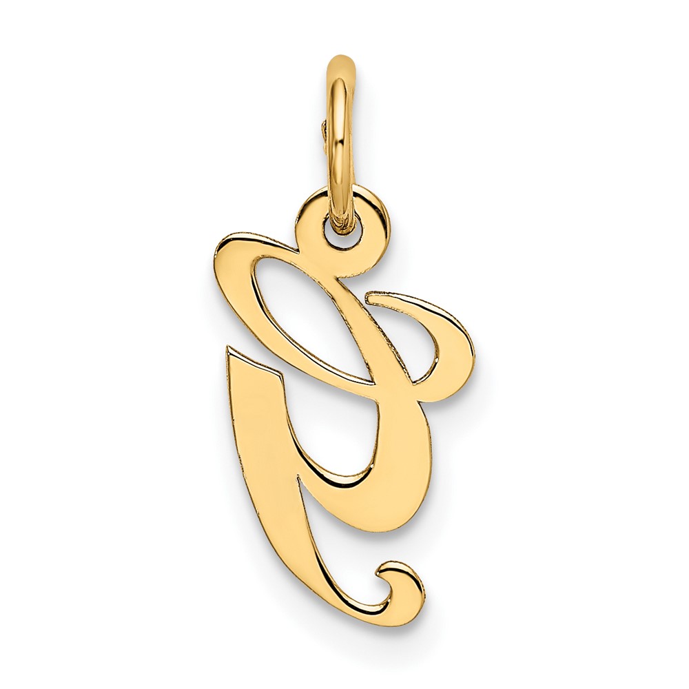 10K Small Fancy Script Initial G Charm (10YC650G)