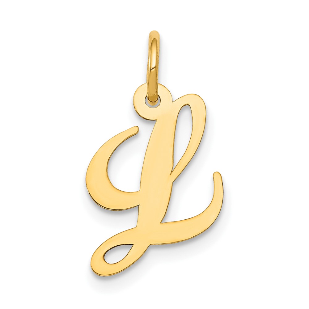 10K Small Fancy Script Initial L Charm (10YC650L)