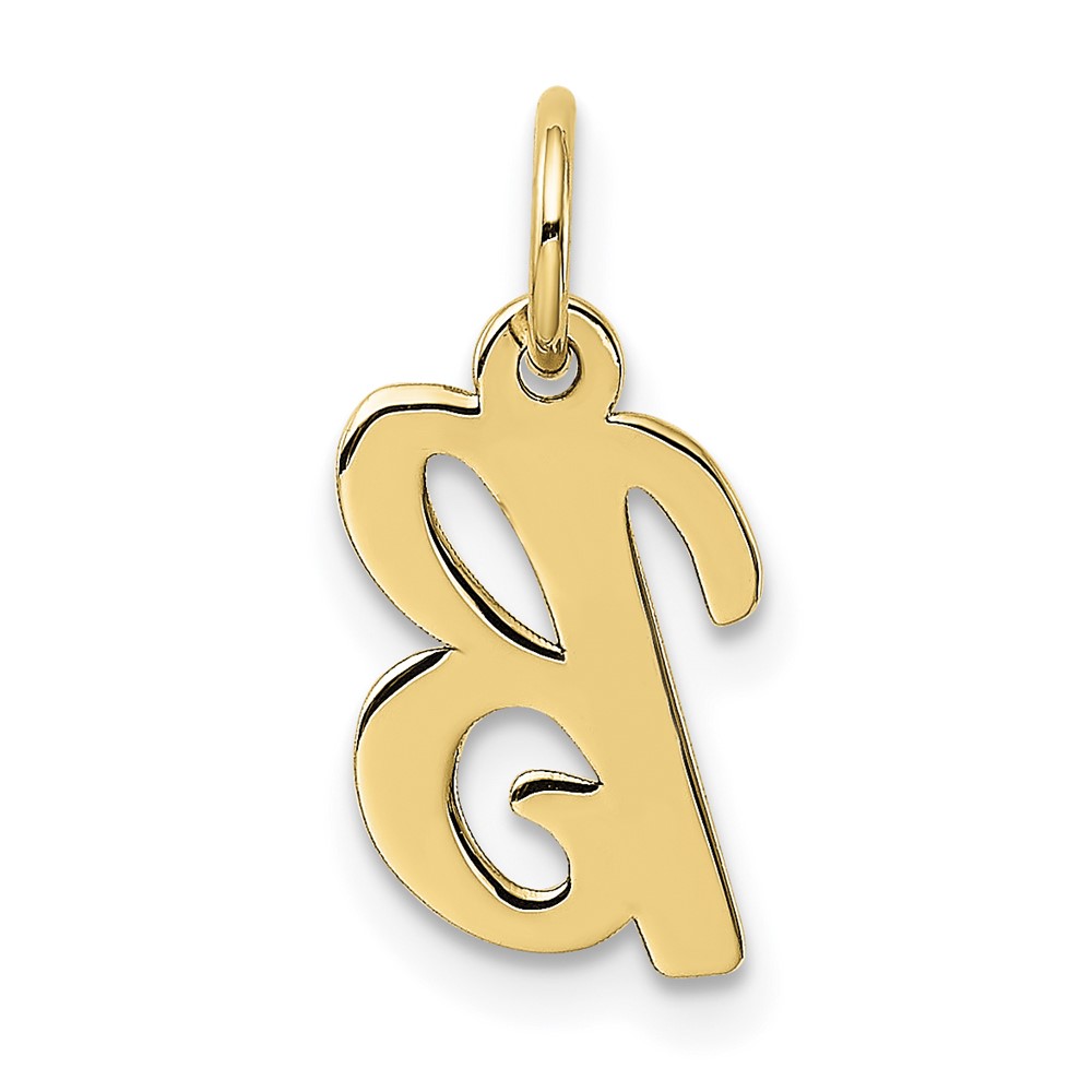 10k Small Script Initial B Charm (10YC658B)