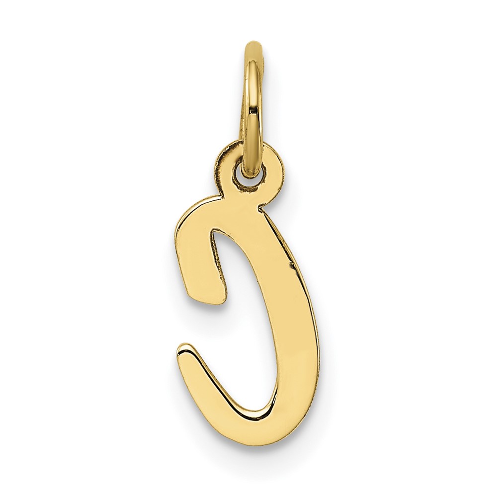 10k Small Script Initial C Charm (10YC658C)