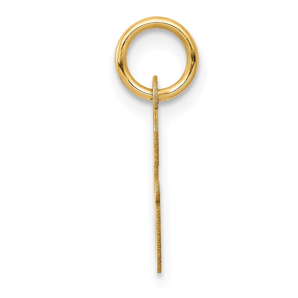 10k Small Script Initial G Charm (10YC658G)
