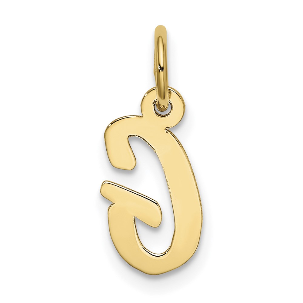 10k Small Script Initial G Charm (10YC658G)