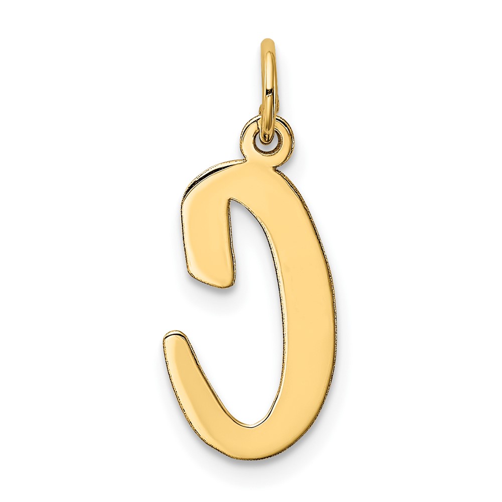 10k Large Script Letter C Initial Charm (10YC662C)