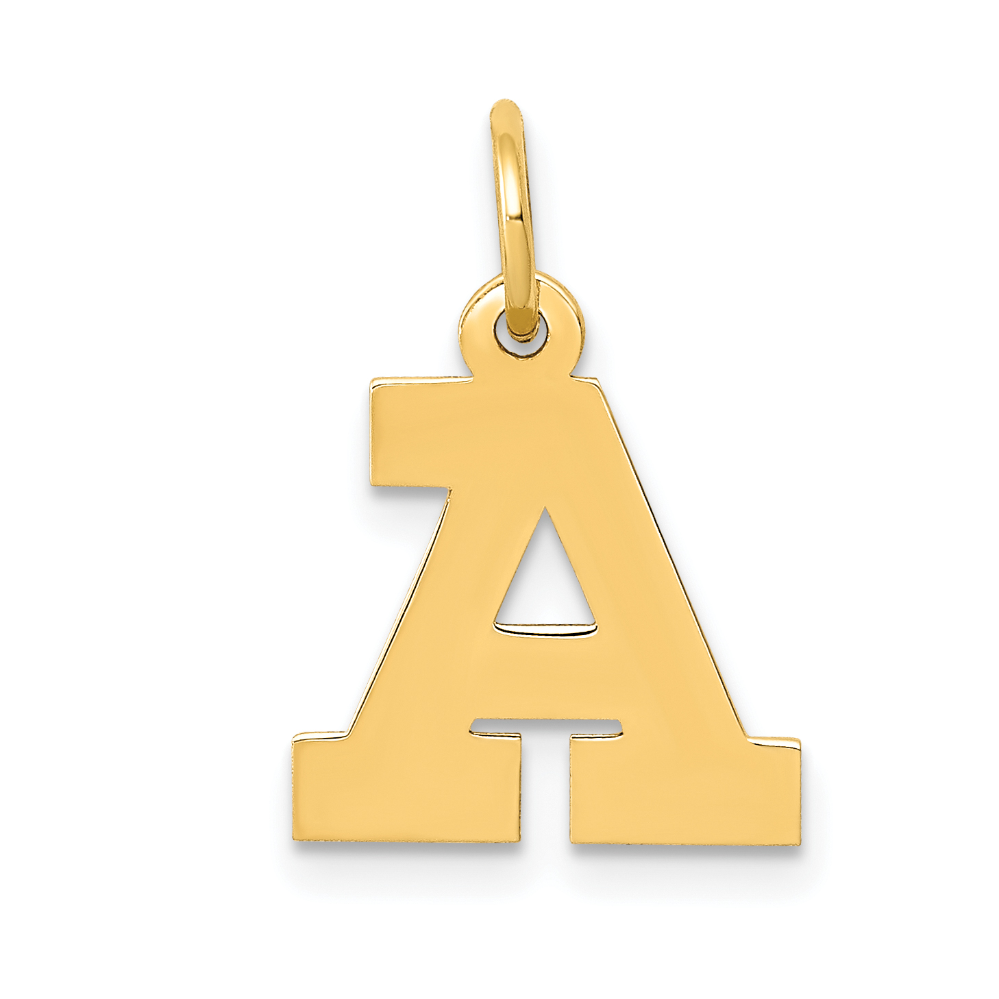 10k Small Block Initial A Charm (10YC664A)