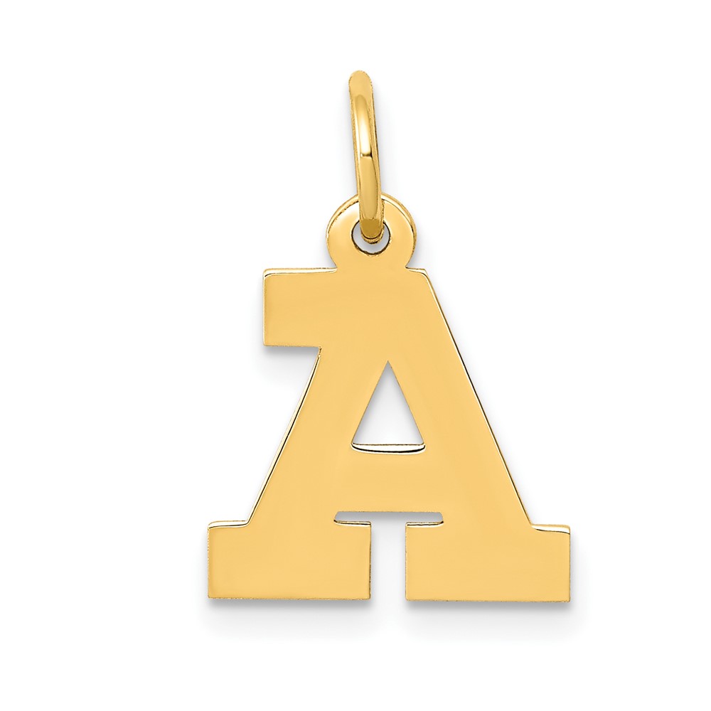 10k Small Block Initial A Charm (10YC664A)