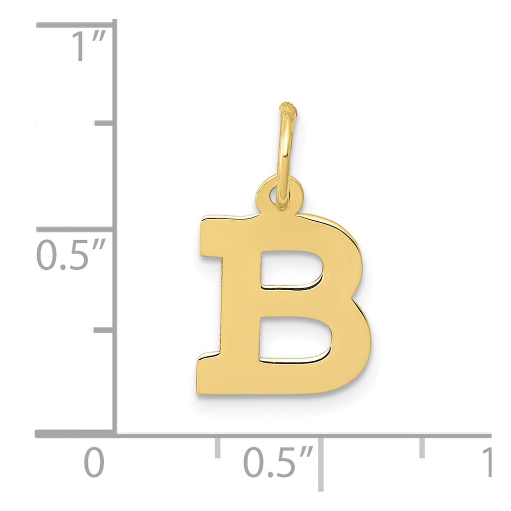 10k Small Block Initial B Charm (10YC664B)