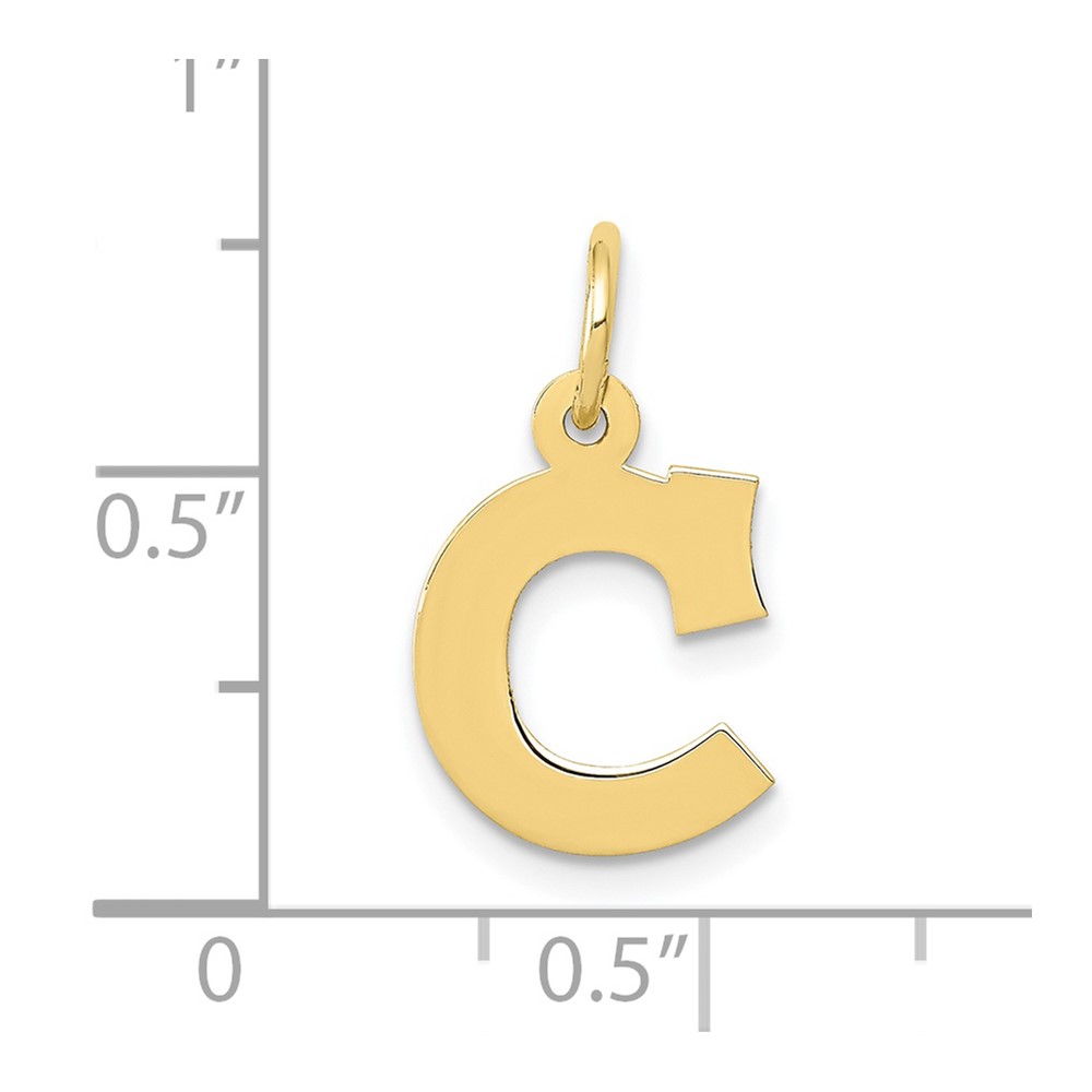 10k Small Block Initial C Charm (10YC664C)