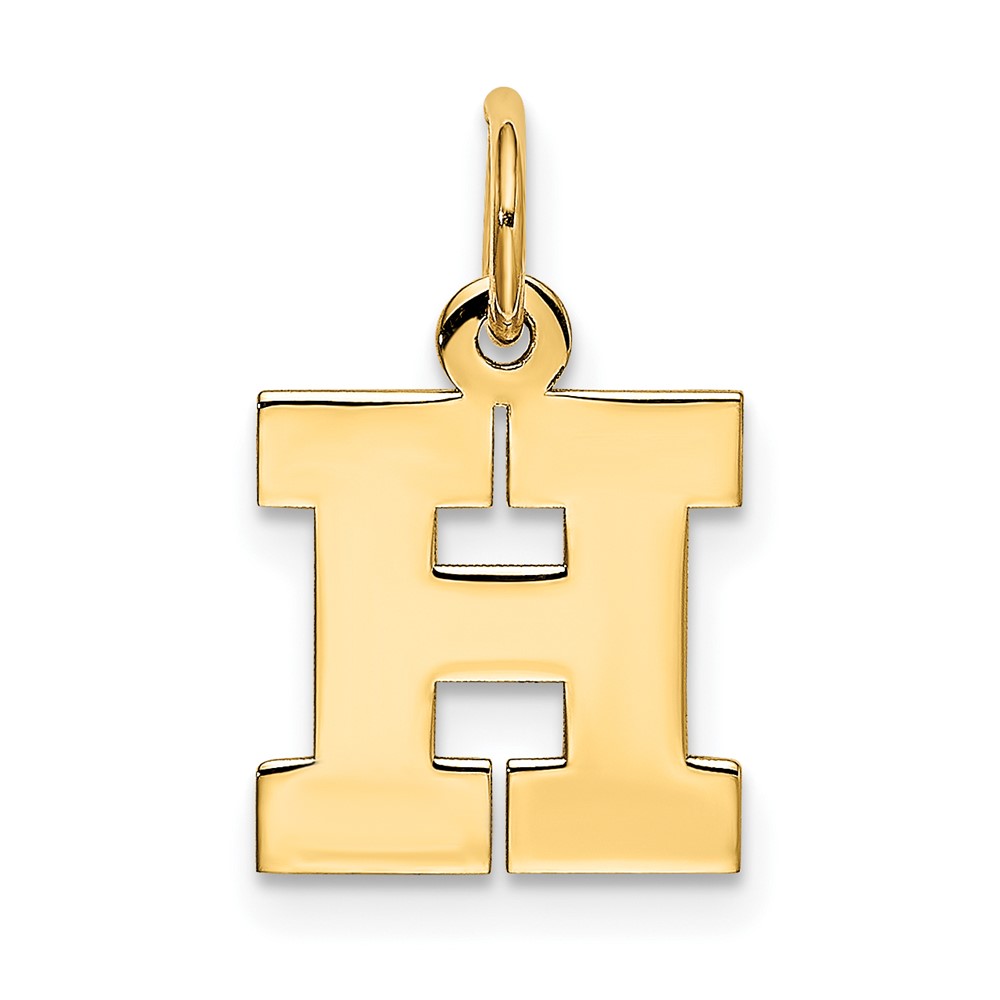 10k Small Block Initial H Charm (10YC664H)