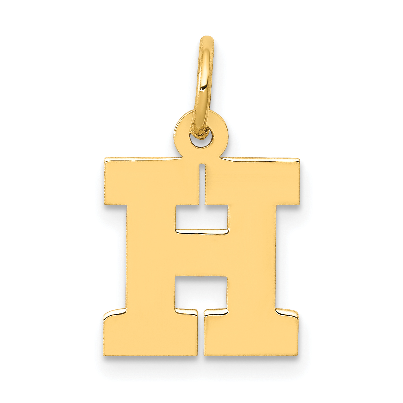 10k Small Block Initial H Charm (10YC664H)
