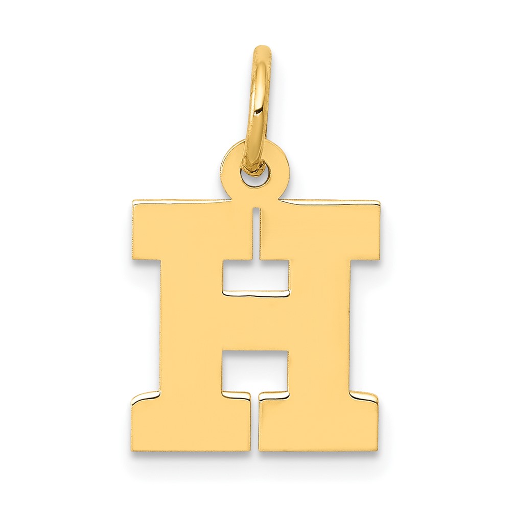 10k Small Block Initial H Charm (10YC664H)