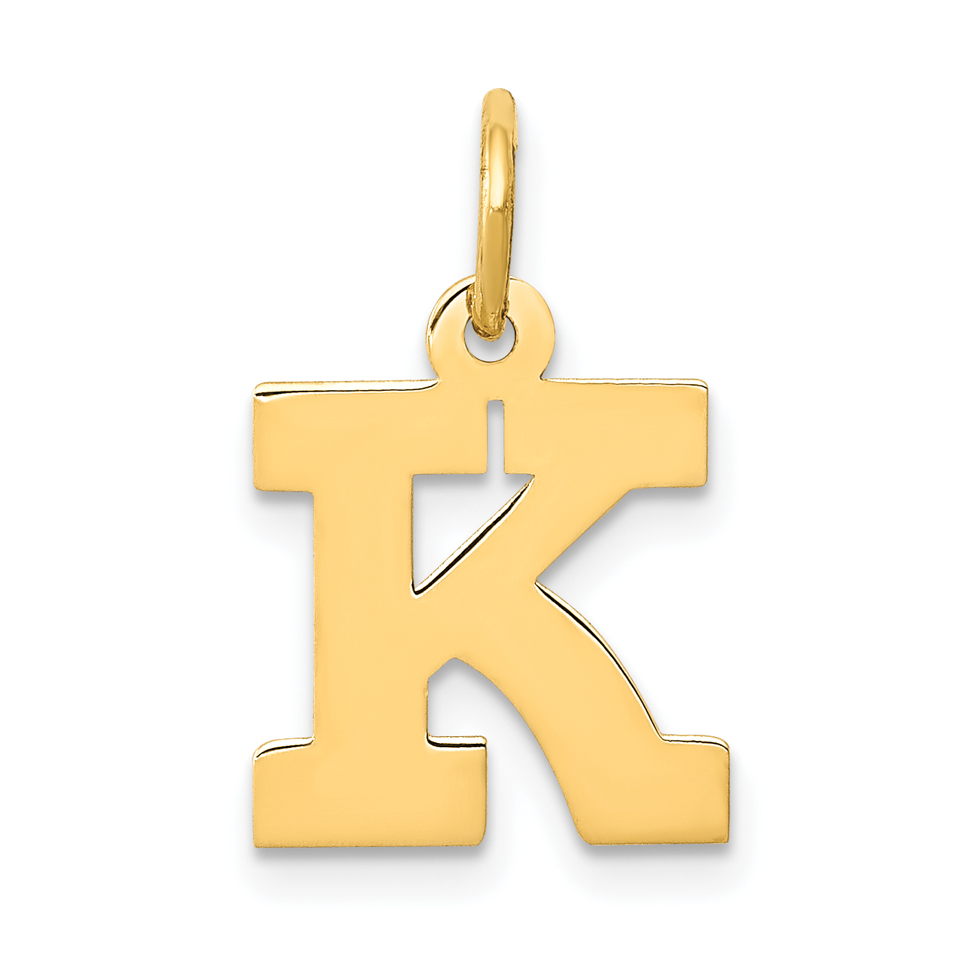 10k Small Block Initial K Charm (10YC664K)