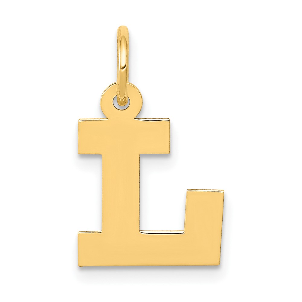 10k Small Block Initial L Charm (10YC664L)