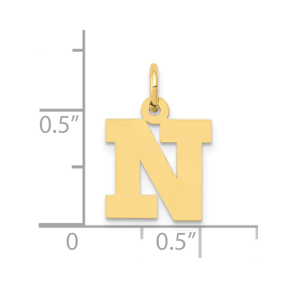 10k Small Block Initial N Charm (10YC664N)