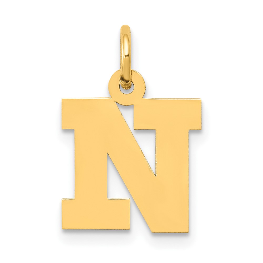 10k Small Block Initial N Charm (10YC664N)