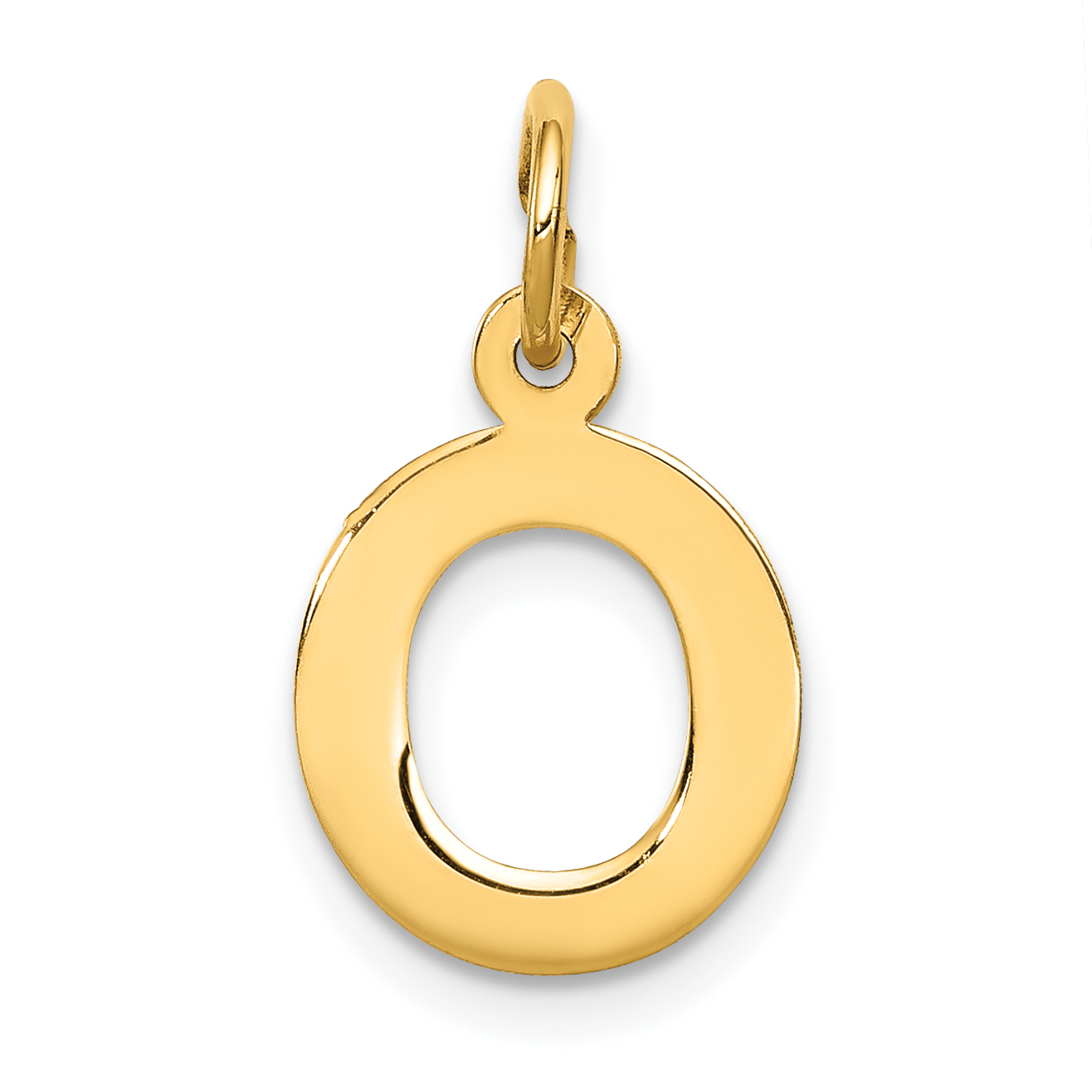 10k Small Block Initial O Charm (10YC664O)