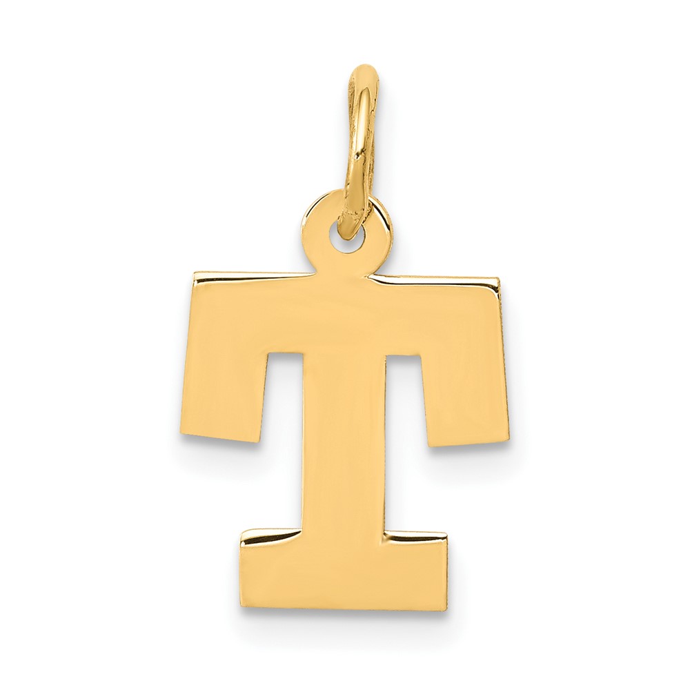 10k Small Block Initial T Charm (10YC664T)