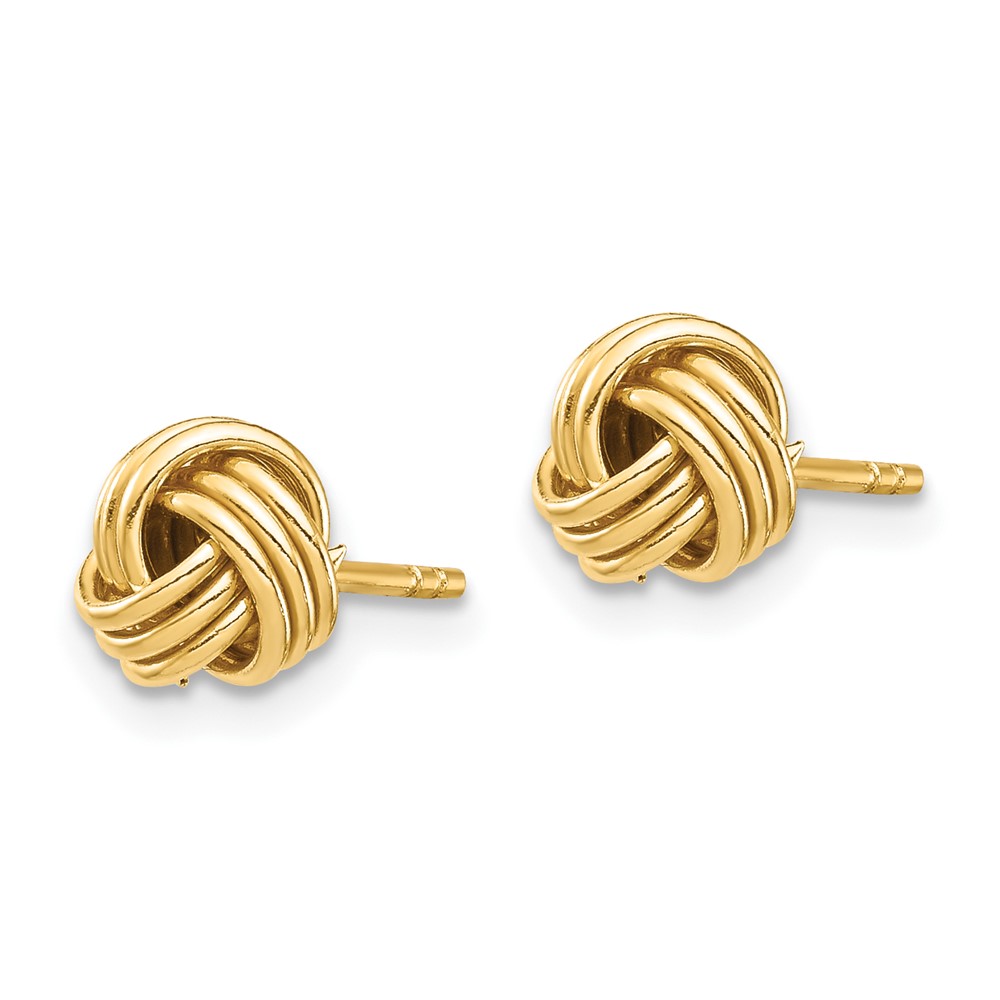 10K Love Knot Post Earring (10YE1876)