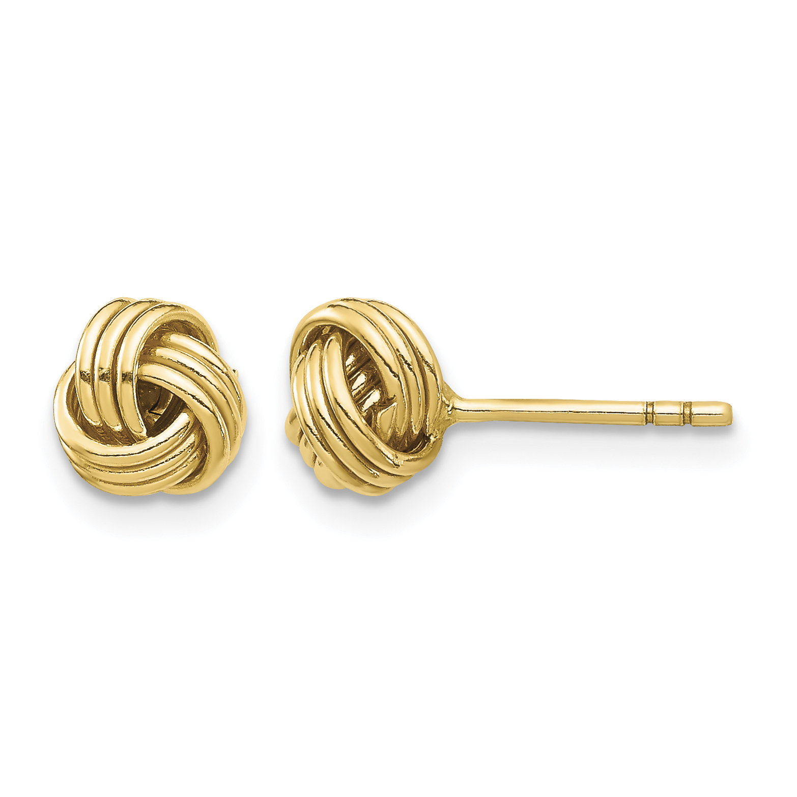 10K Love Knot Post Earring (10YE1876)