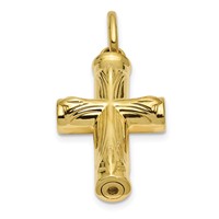 Sentimental Expressions 10K Cross Ash Holder Pendant view 2