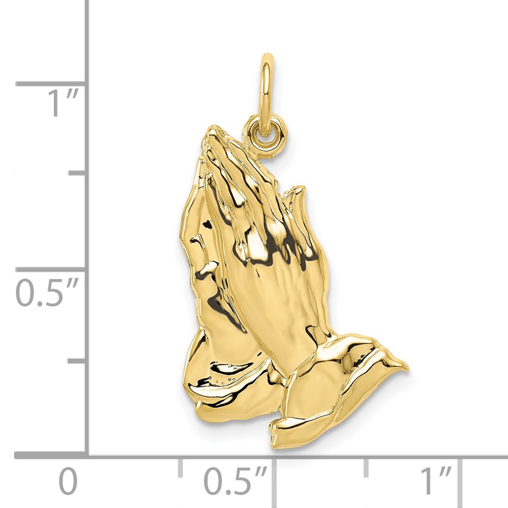 10k Praying Hands Pendant (10ZC1305)