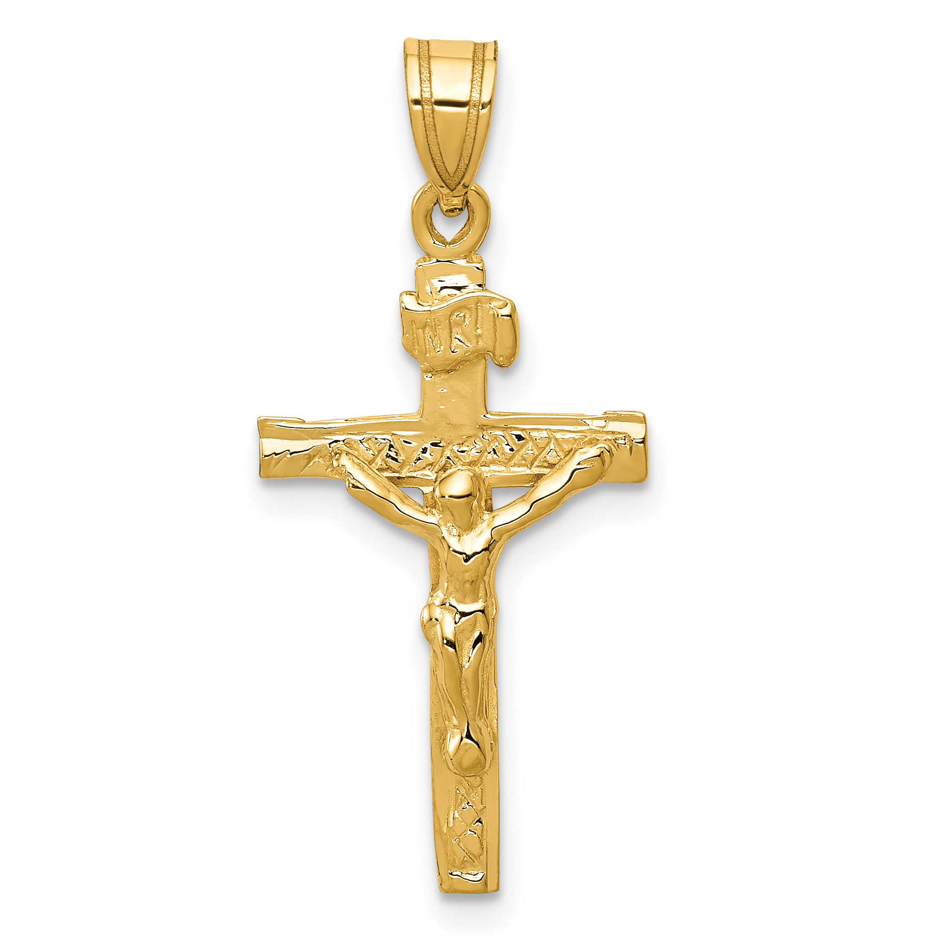 10k INRI Crucifix Charm (10ZC1344)