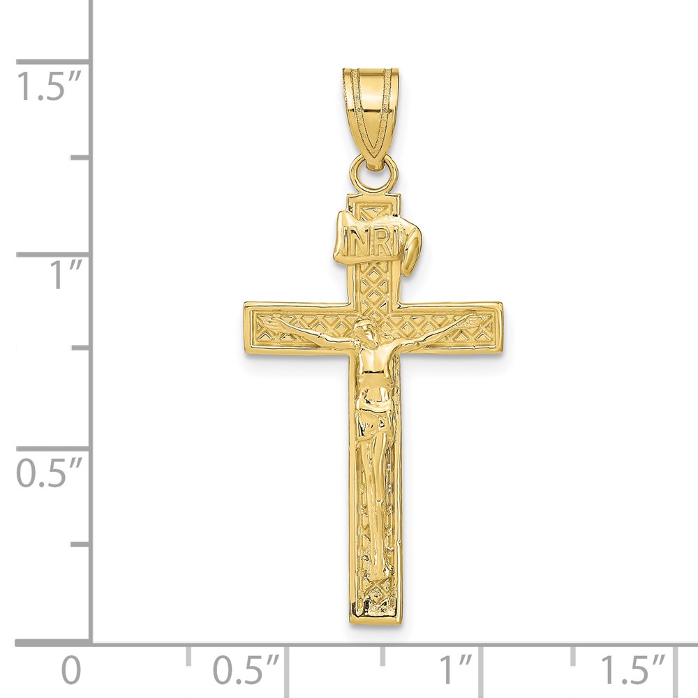 10k INRI Crucifix Pendant (10ZC1345)