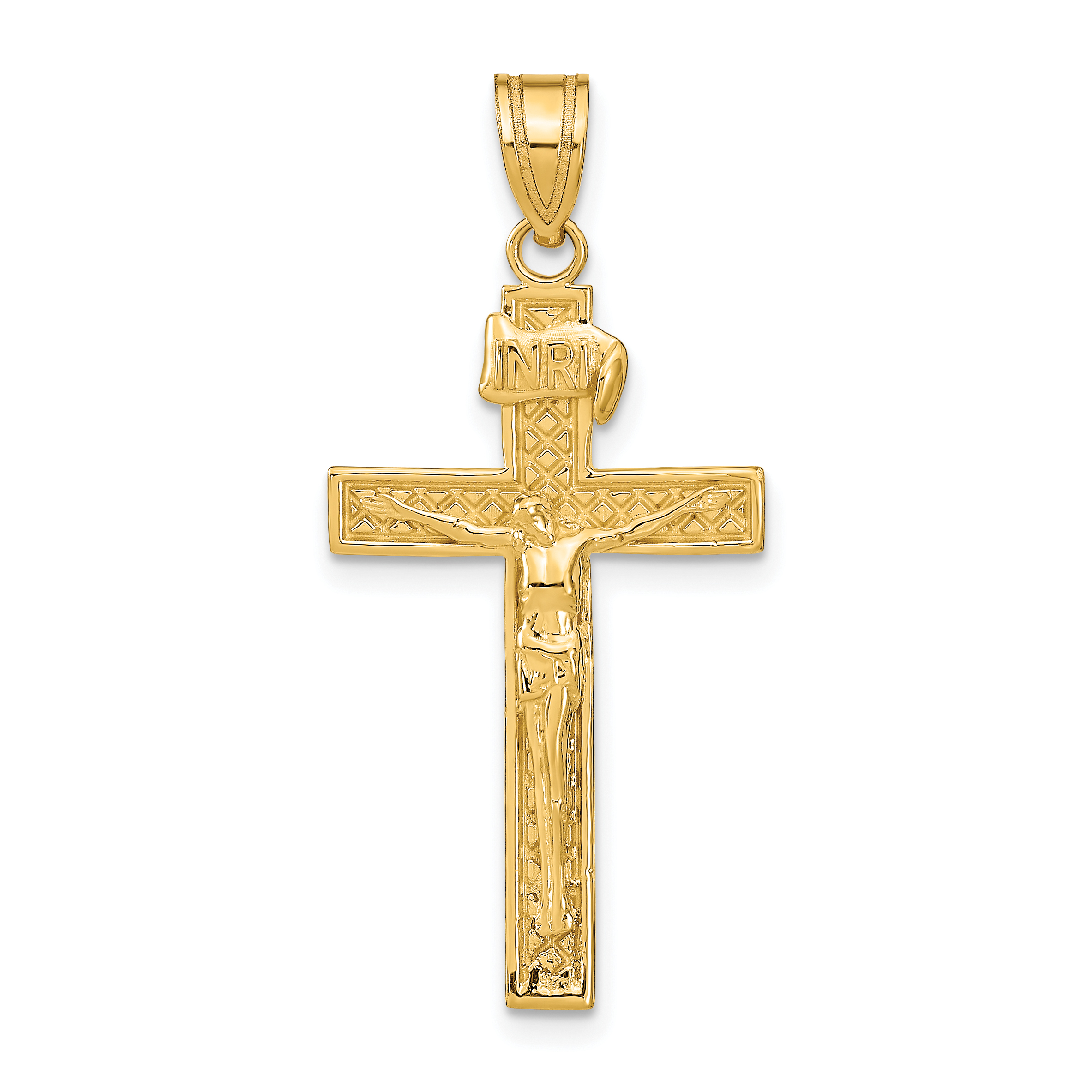 10k INRI Crucifix Pendant (10ZC1345)