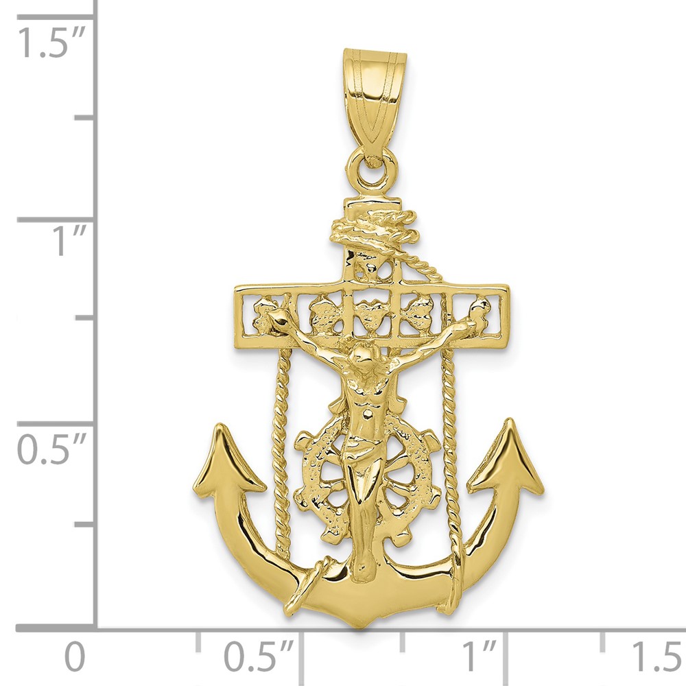 10k Mariners Cross Pendant (10ZC258)