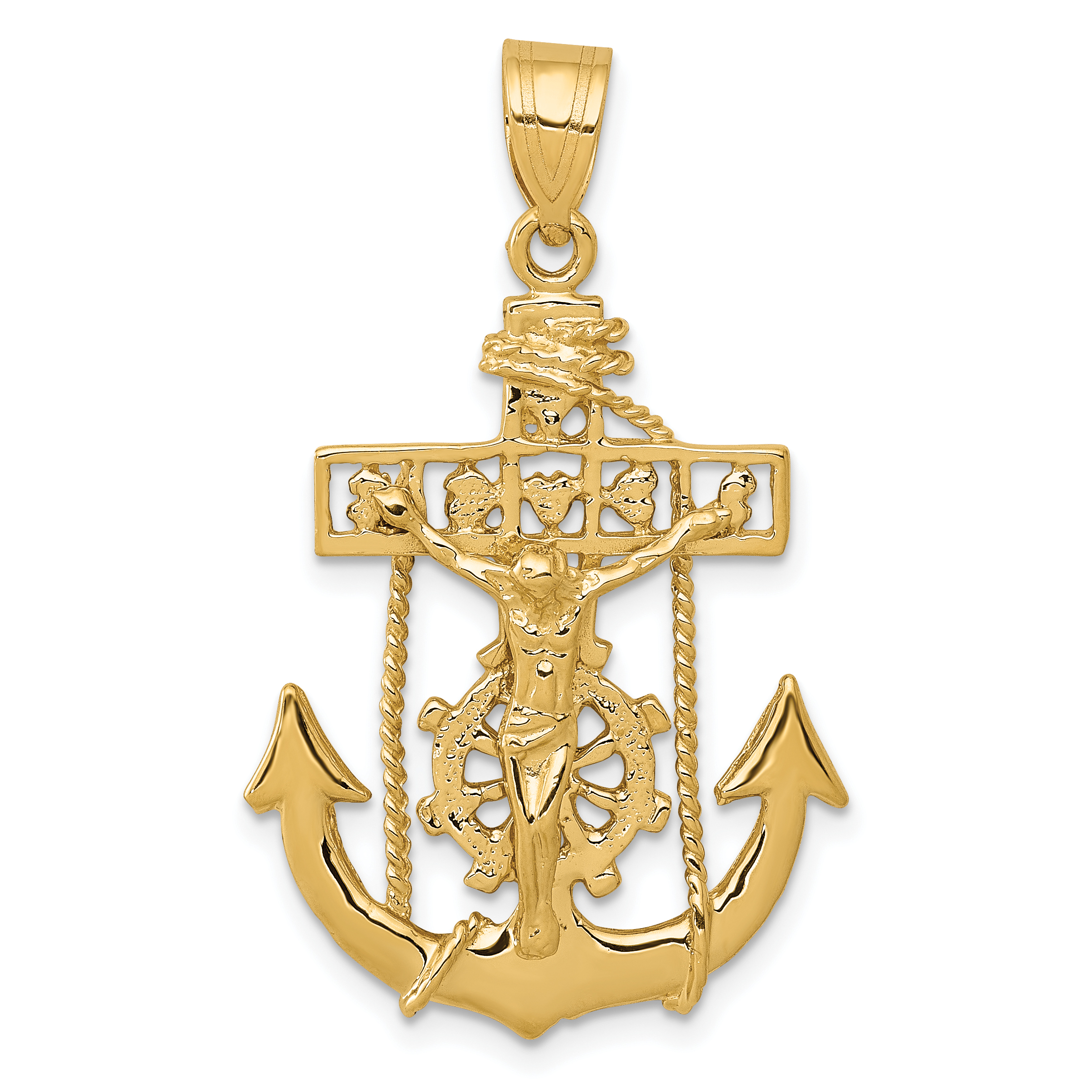10k Mariners Cross Pendant (10ZC258)
