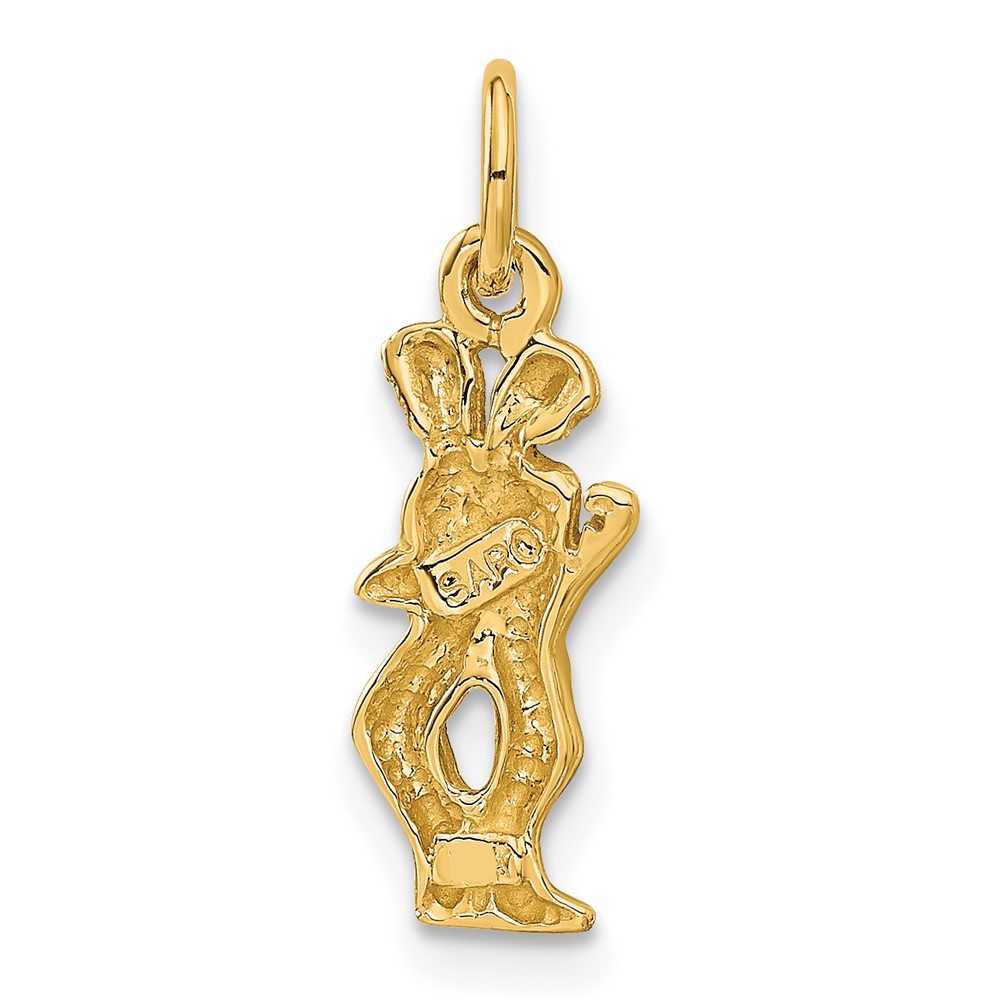 10k Gemini Zodiac Charm (10ZC478)