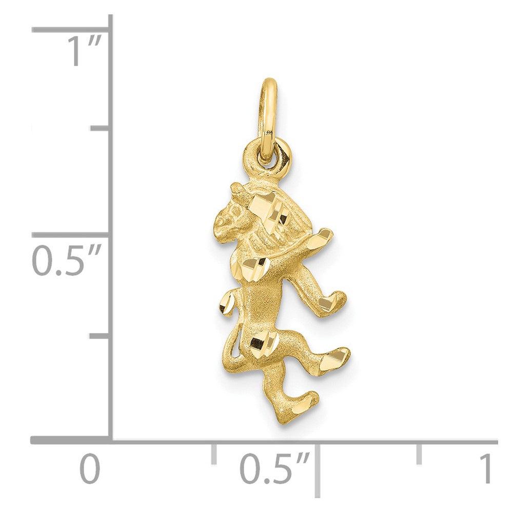 10k Leo Zodiac Charm (10ZC480)