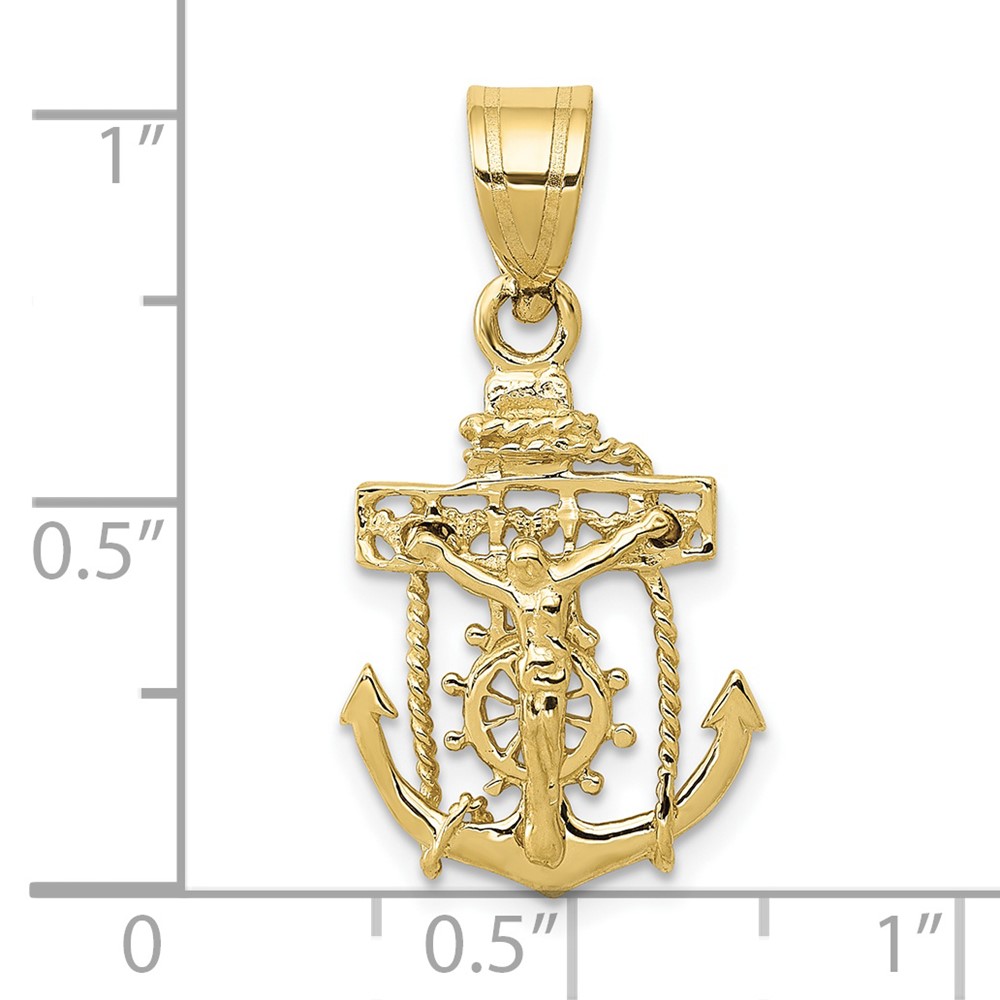10k Mariners Cross Pendant (10ZC809)