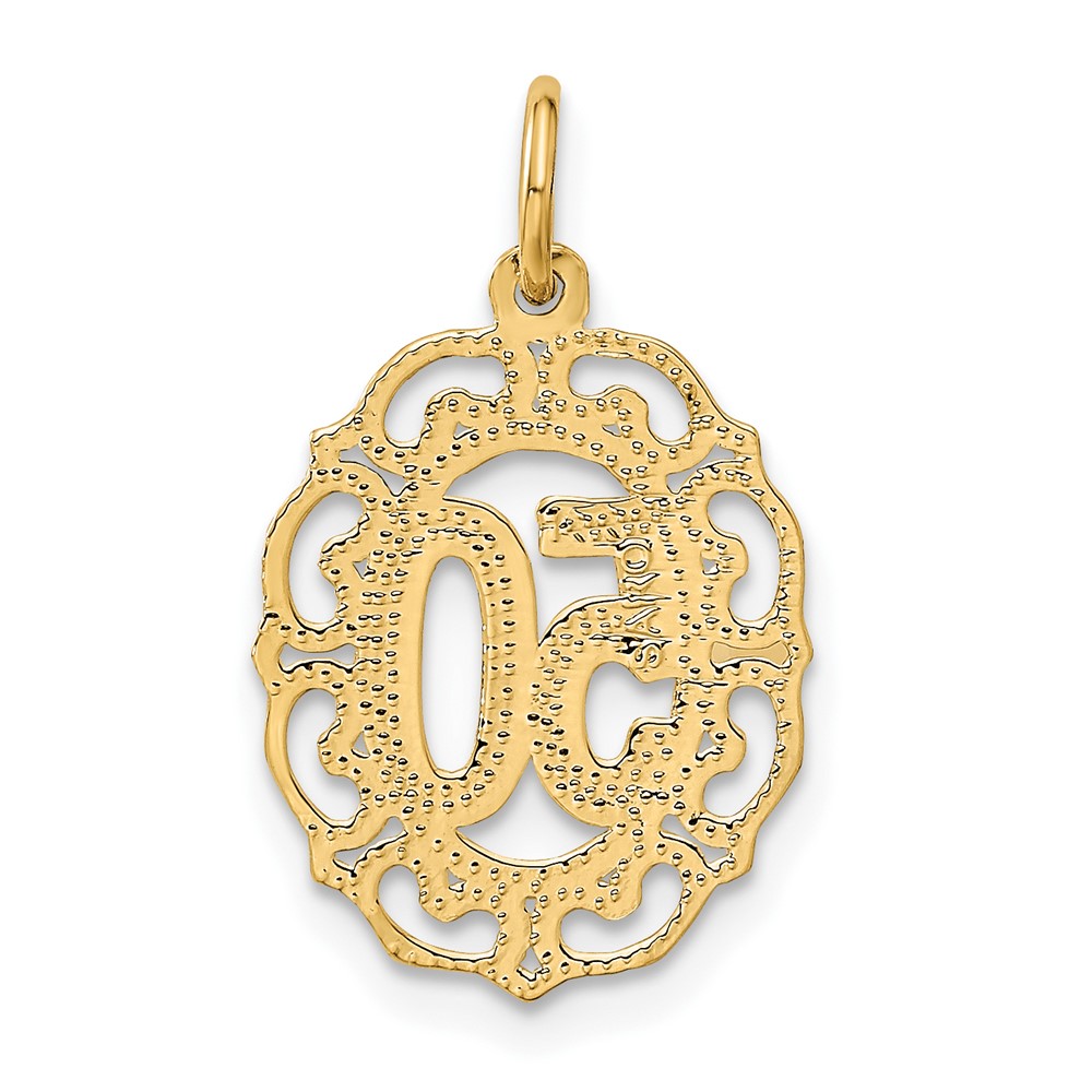 10k #50 in Oval Pendant (10ZC984)