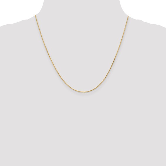 Leslie's 14K 1.0mm D/C Wheat Chain