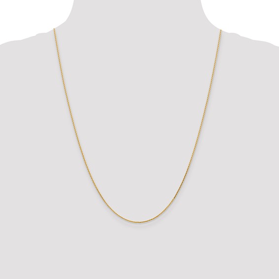 Leslie's 14K 1.0mm D/C Wheat Chain
