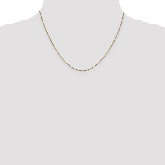 Leslie's 14K Rose Gold .8mm Spiga Chain