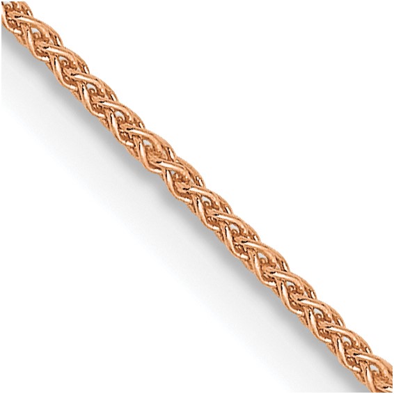 Leslie's 14K Rose Gold .8mm Spiga Chain
