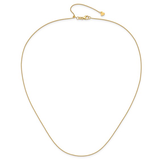 Leslie's Gold Round Cable Adjustable Chain