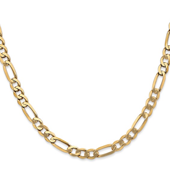 Leslie's 14K 5.50mm Flat Figaro Chain